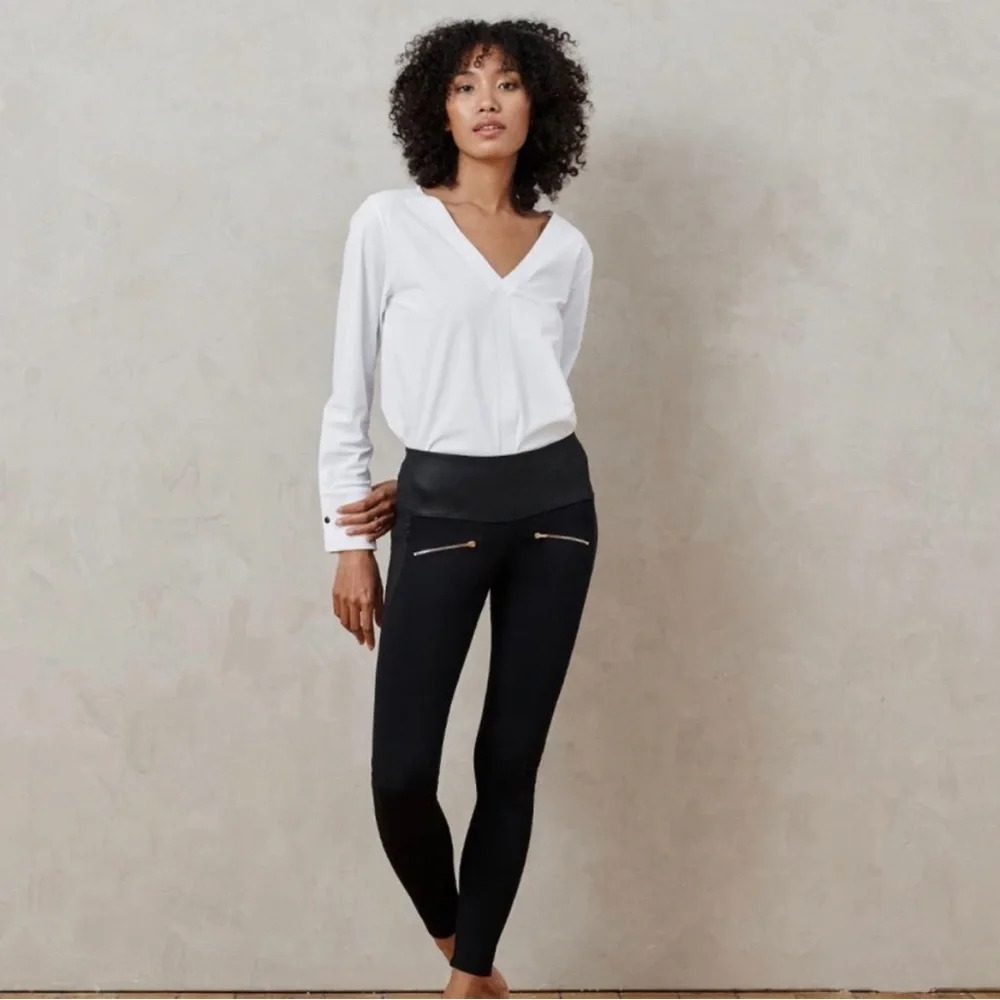 ADAY throw and‎ roll leggings mid rise black Small